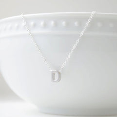 Tiny Letter Bracelet - Initial Bracelet - 2120