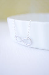 Silver infinity bracelet - sterling silver bracelet with infinity symbol