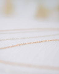 Gold Filled or Sterling Silver Necklace - 1138