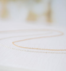 Gold Filled or Sterling Silver Necklace - 1138