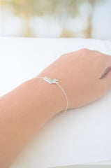 Tiny bunny gold bracelet - gold bunny bracelet - 2101