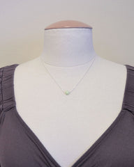 SALE- Tiny jade star necklace - colored jade star - 1224